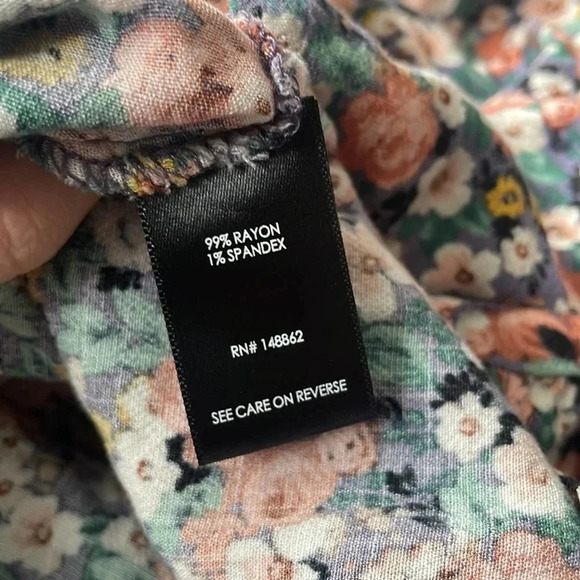 Torrid Women’s Plus Size Rayon Slub Button Front Tiered Tank Size 1 / 1X - Picture 6 of 8